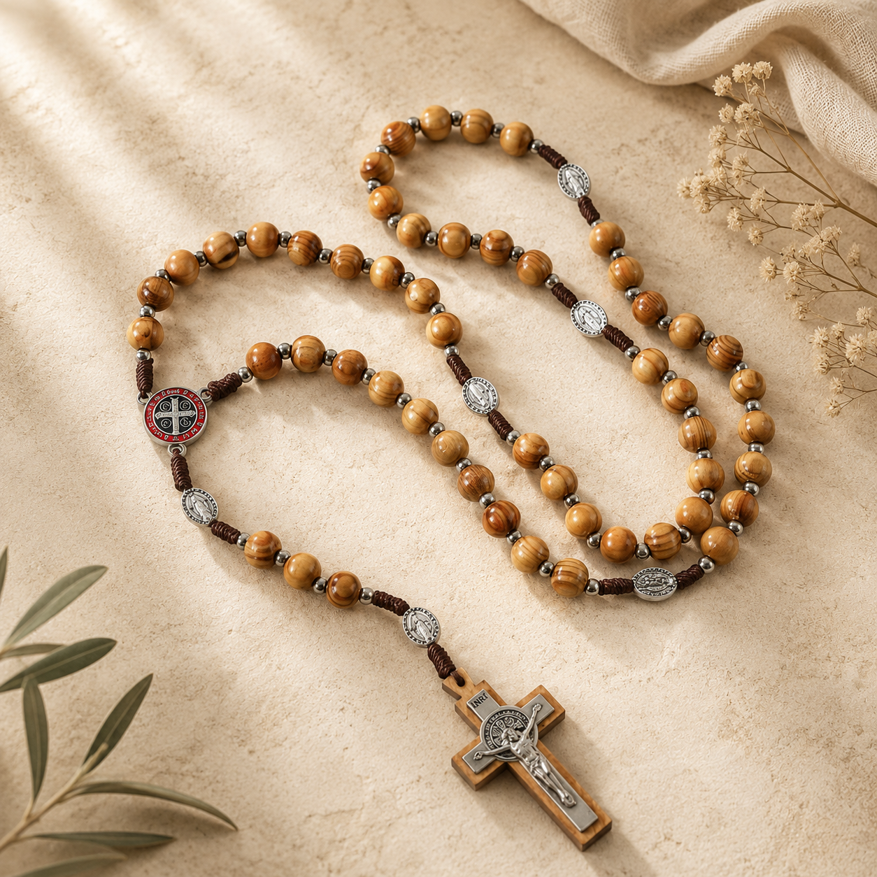 Wooden Rosary Beads